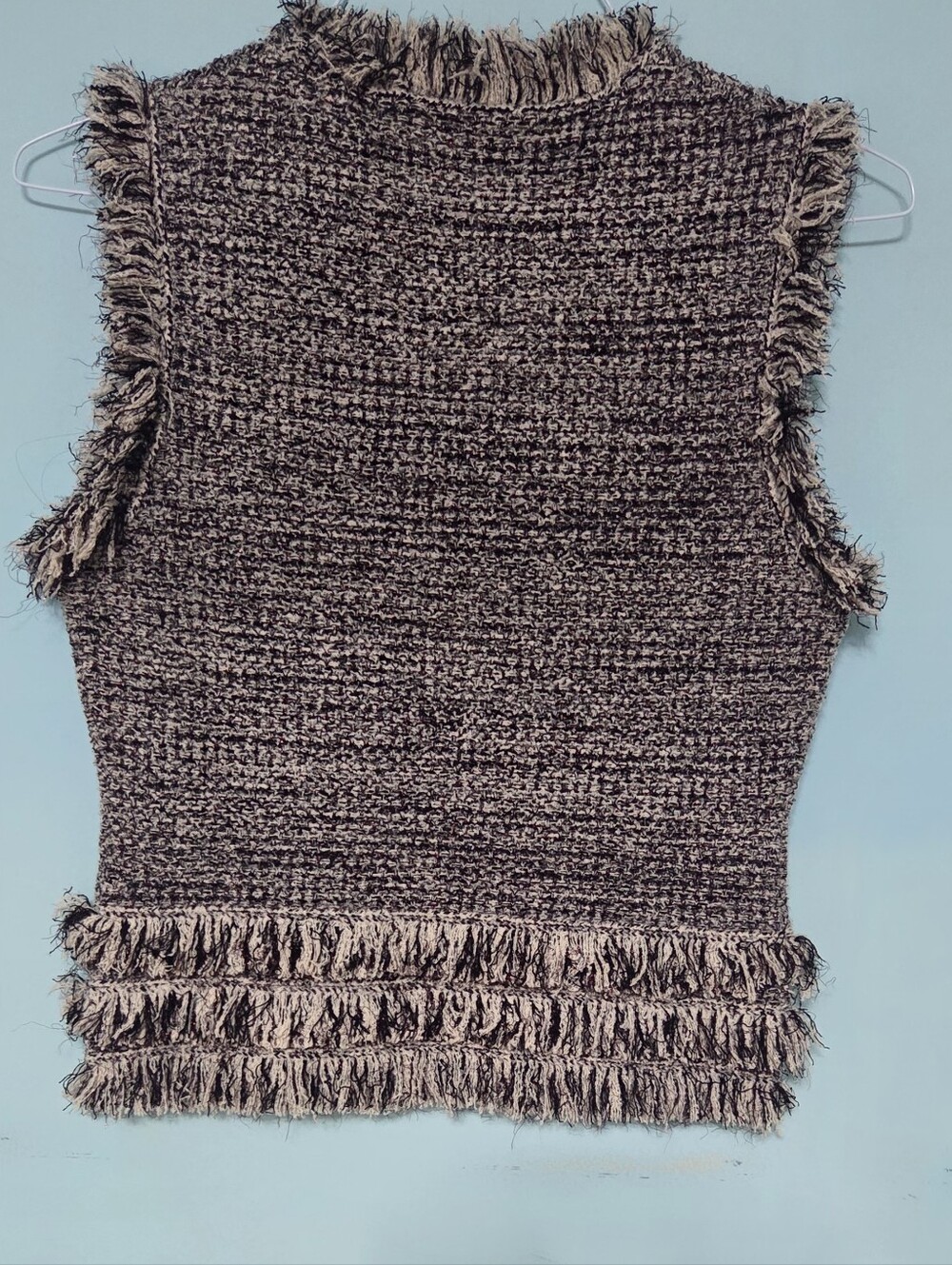 Ulla Johnson Kassi Knit Tweed Sleeveless Top - Picture 4 of 6